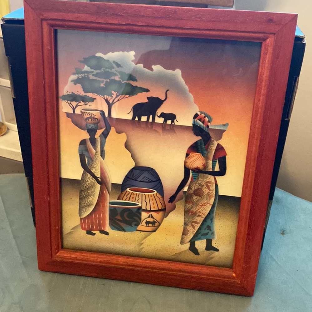 FRAMED AFRICAN ART